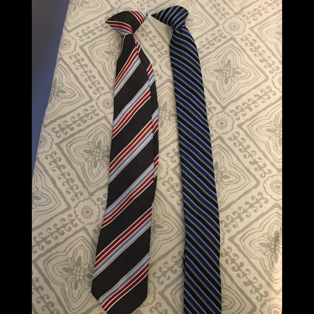 Boys Clip-on Ties Lot of 2